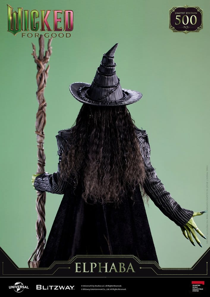 Wicked: Parte II Superb Scale Estatua 1/4 Elphaba 56 cm