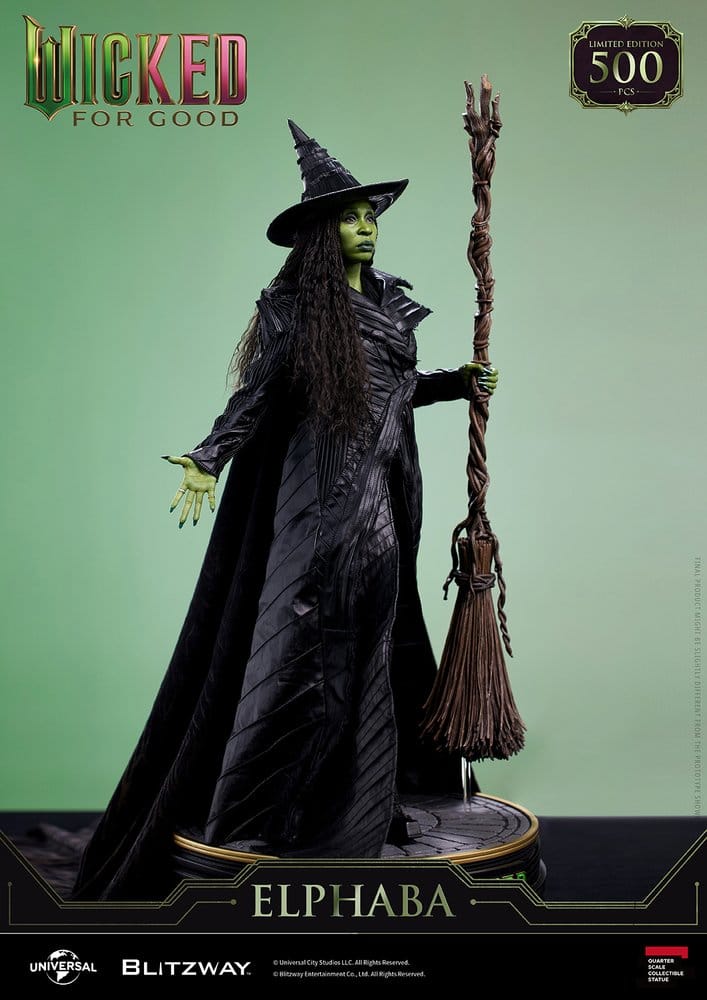 Wicked: Parte II Superb Scale Estatua 1/4 Elphaba 56 cm