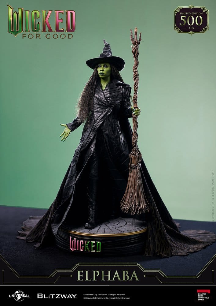 Wicked: Parte II Superb Scale Estatua 1/4 Elphaba 56 cm