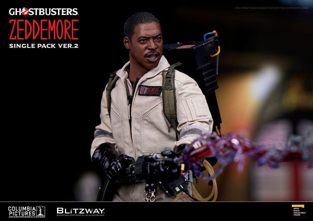 GHOSTBUSTERS  WINSTON ZEDDEMORE VER.2 1/6 ACTION Figura