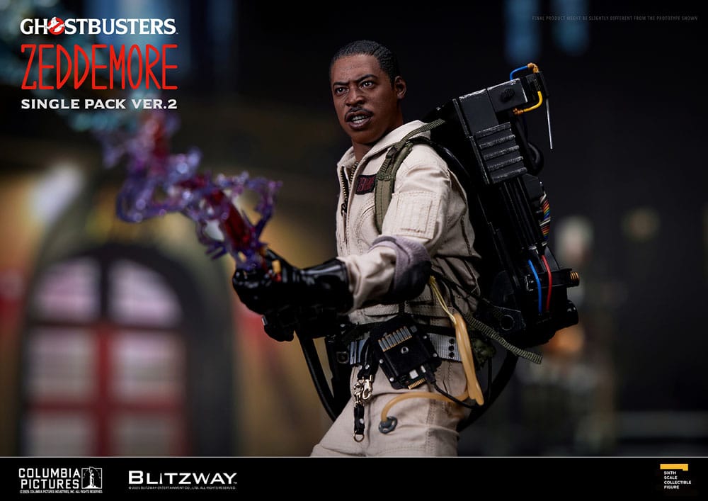 GHOSTBUSTERS  WINSTON ZEDDEMORE VER.2 1/6 ACTION Figura