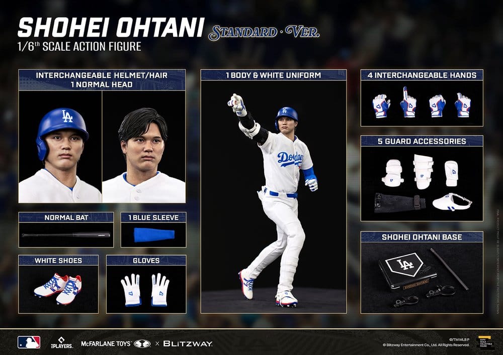 Major League Baseball Premium UMS Figura 1/6 Ohtani Shohei (Standard Ver.) 35 cm
