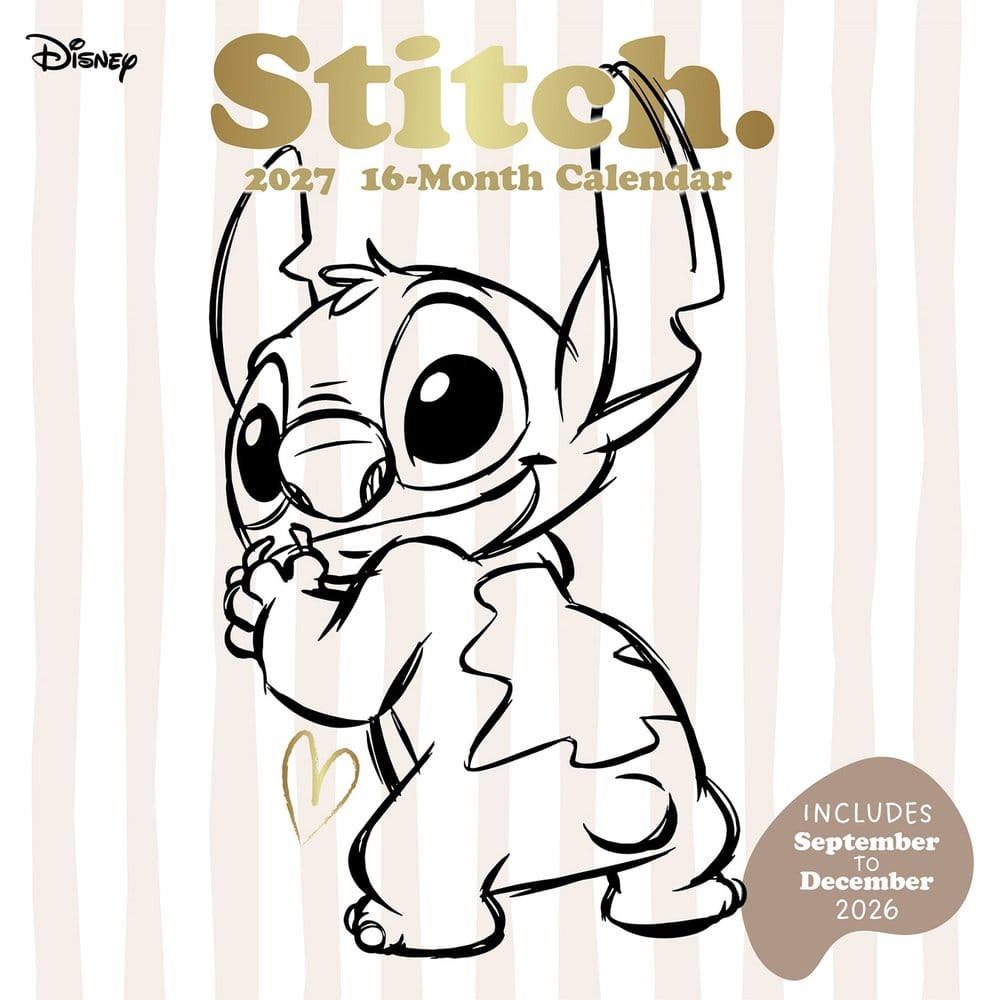 Stitch Calendario Life is Better with Stitch 2027 30 x 30 cm Frikytopia