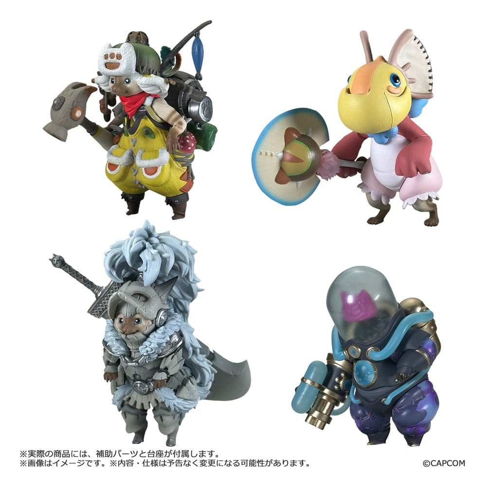 Monster Hunter Standard Model Plus Figura Mini Palico Collection Vol. 1 Blind Box Surtido (4)