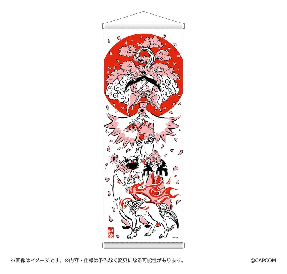 Okami 20th Anniversary Reprint Art Project Tapiz Spring 74 x 28 x 2 cm