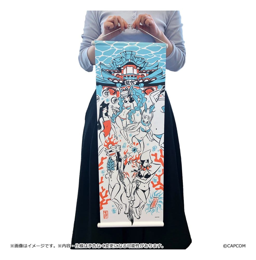 Okami 20th Anniversary Reprint Art Project Tapiz Summer 74 x 28 x 2 cm