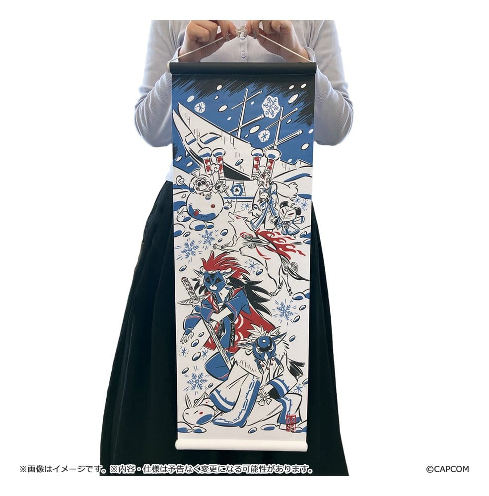 Okami 20th Anniversary Reprint Art Project Tapiz Winter 74 x 28 x 2 cm