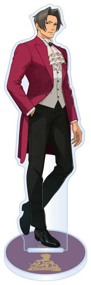 Ace Attorney 25th Anniversary Soporte acrílico Miles Edgeworth Main Visual 13–15 cm