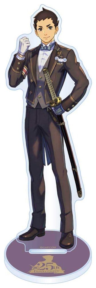 The Great Ace Attorney 25th Anniversary Soporte acrílico Ryunosuke Naruhodo Main Visual 15 cm