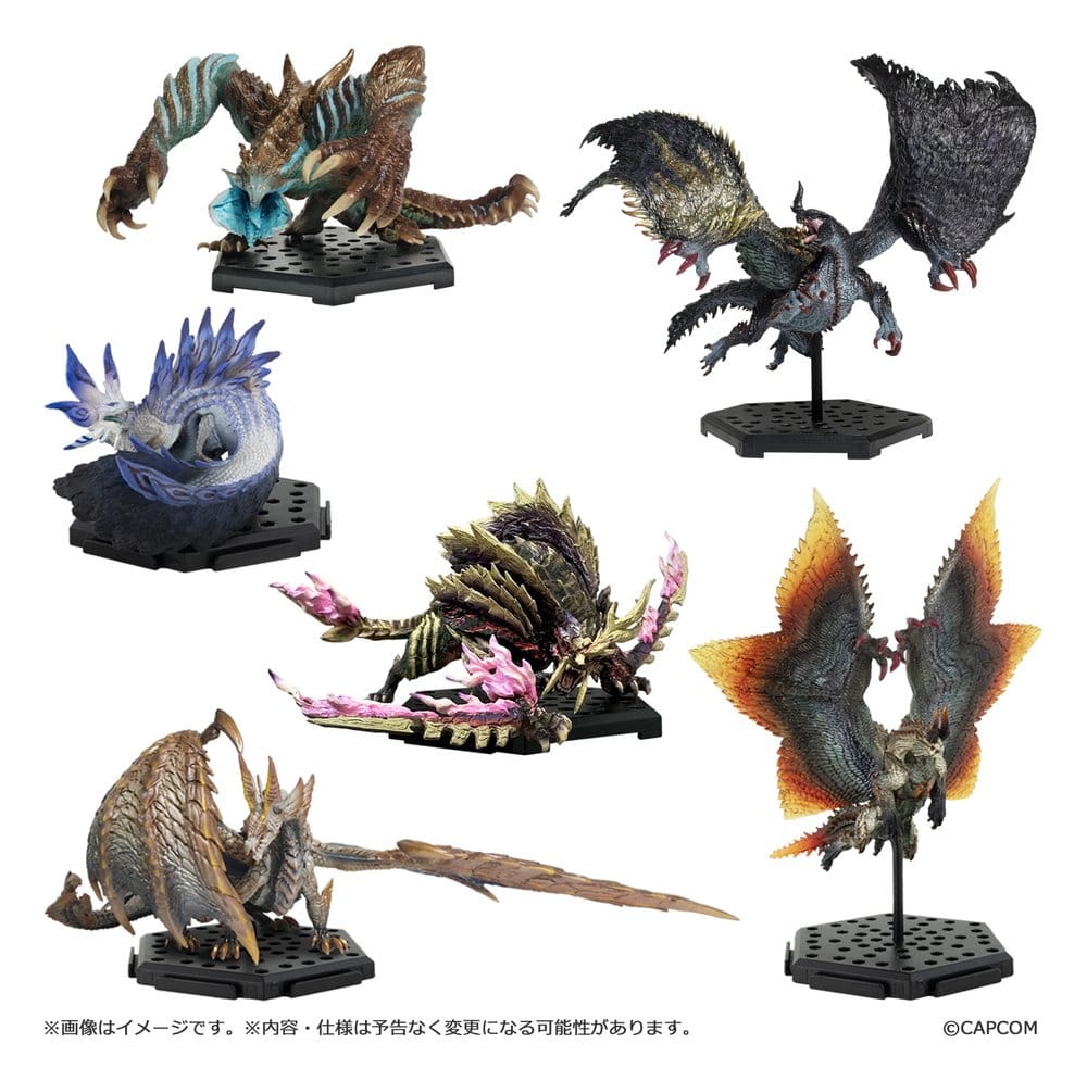 Monster Hunter Capcom Figure Builder Standard Model Plus Figuras Mini Blind Box Surtido (6)