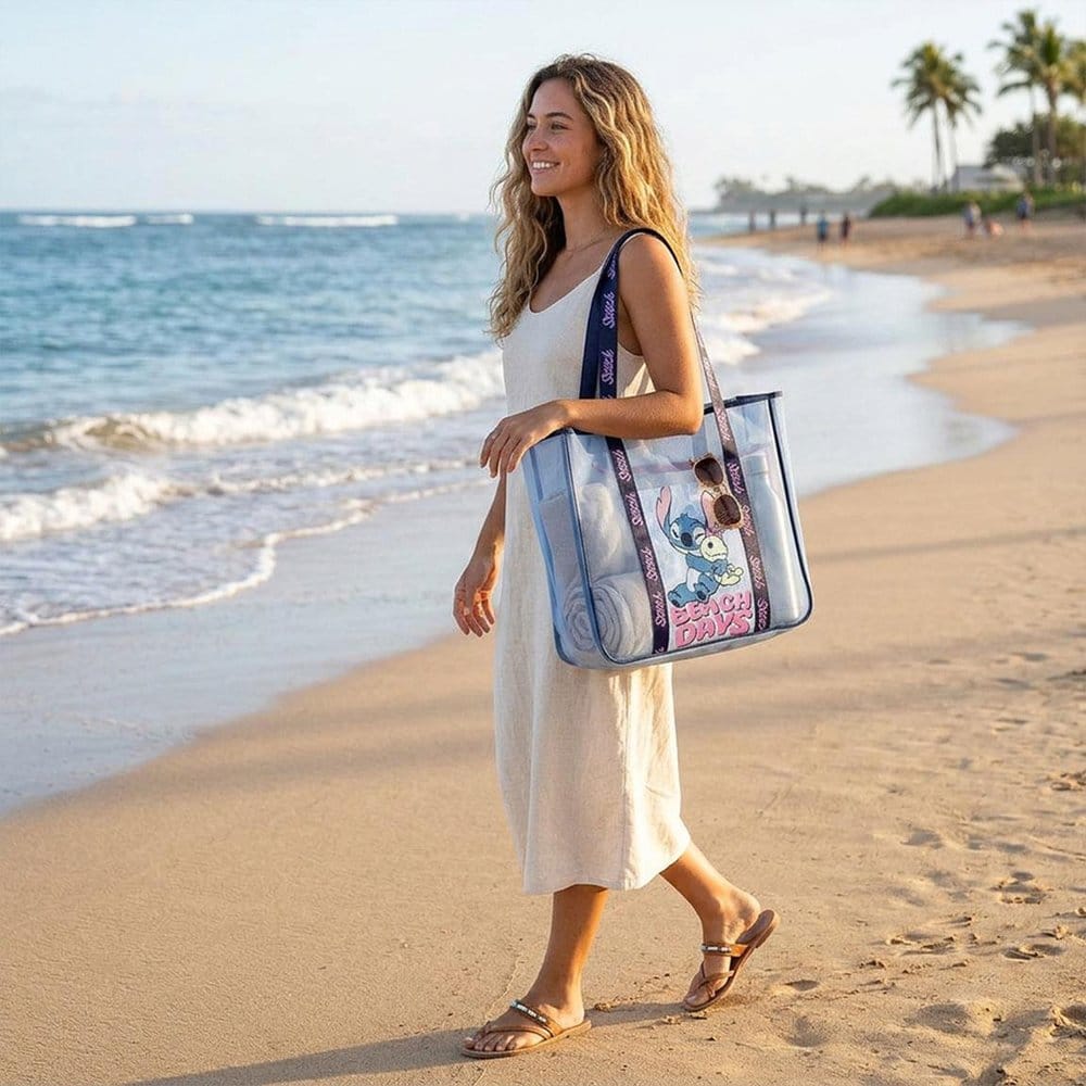 Bolsa playa premium Stitch Disney
