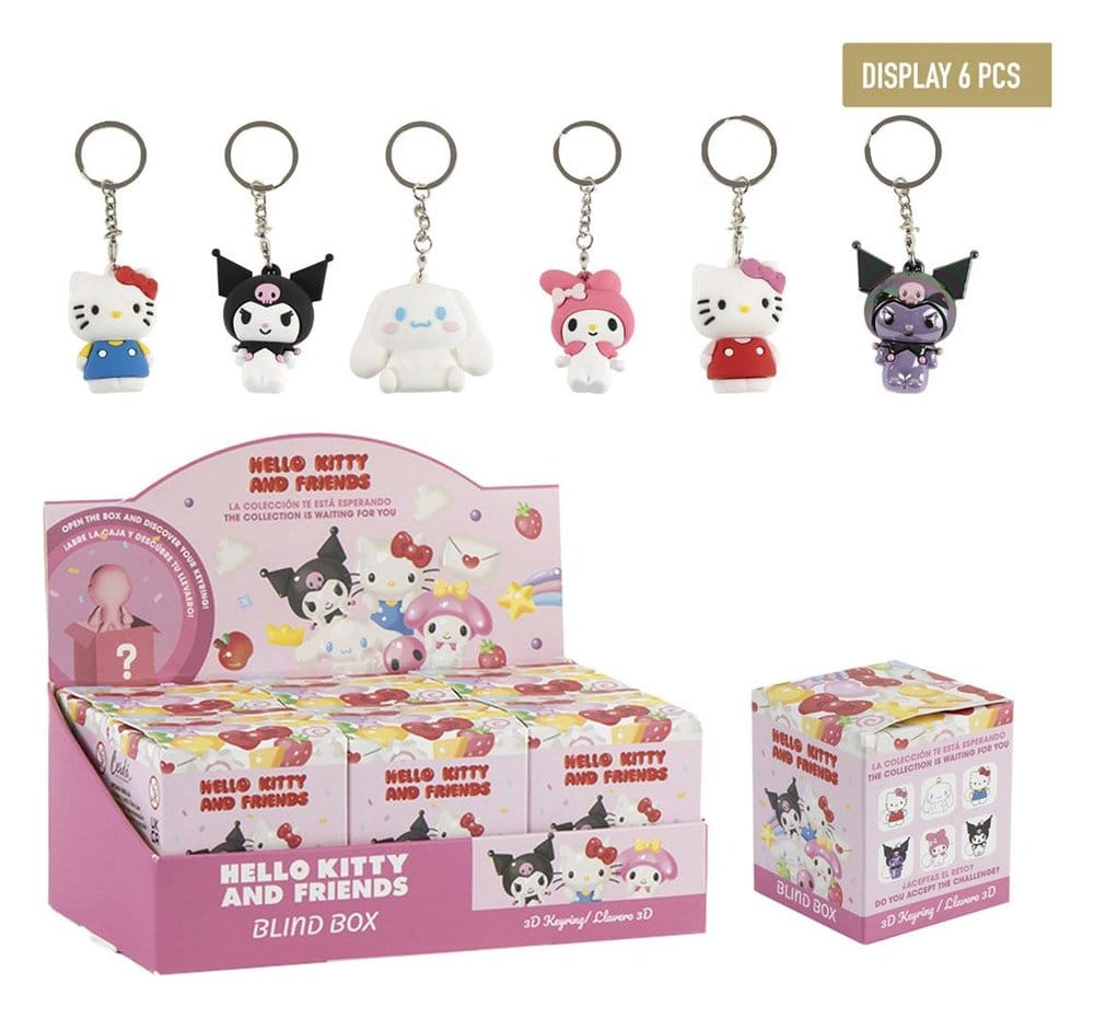 Sanrio Hello Kitty Llavero Blind Box Expositor (6)