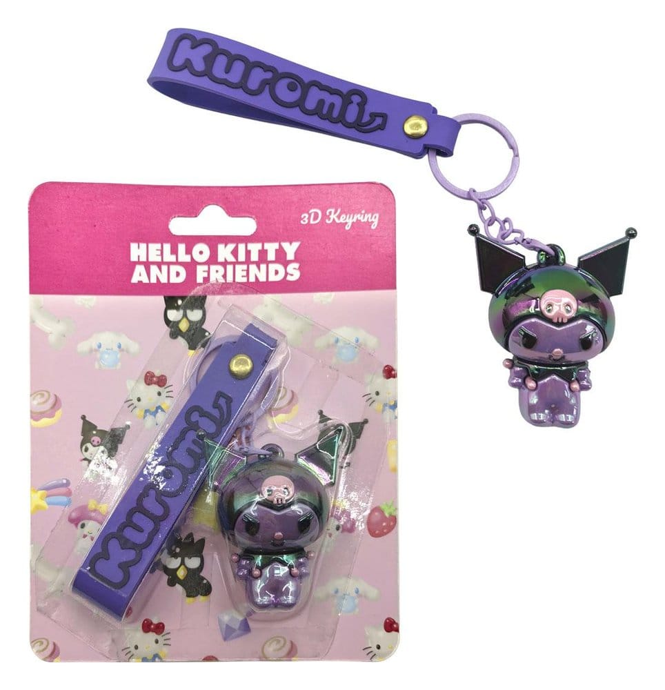 Sanrio Llavero 3D Hello Kitty Kuromi Frikytopia