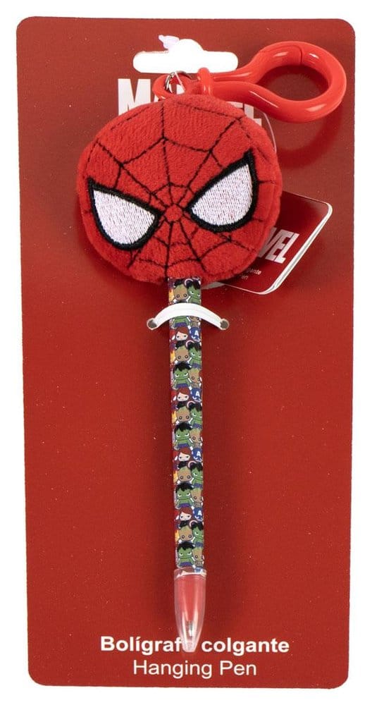 Marvel Bolígrafo con Colgante Spider-Man Frikytopia
