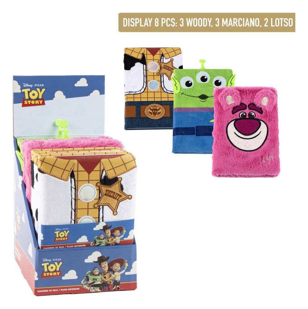 Toy Story Cuaderno de Peluche Expositor (8)