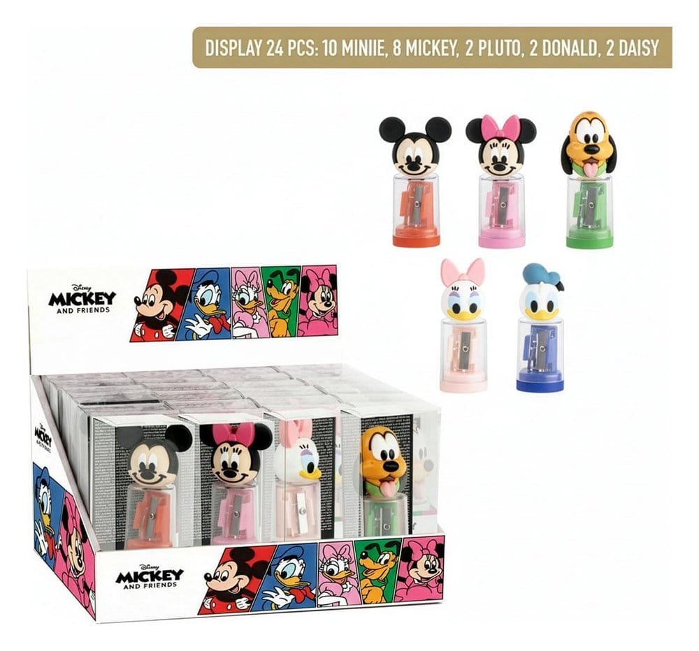 Disney Sacapuntas Expositor (24) Frikytopia