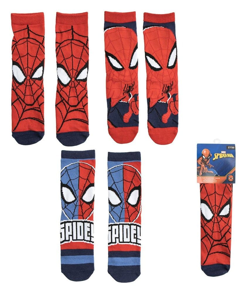 Marvel Calcetines Pack de 3 Spider-Man Frikytopia