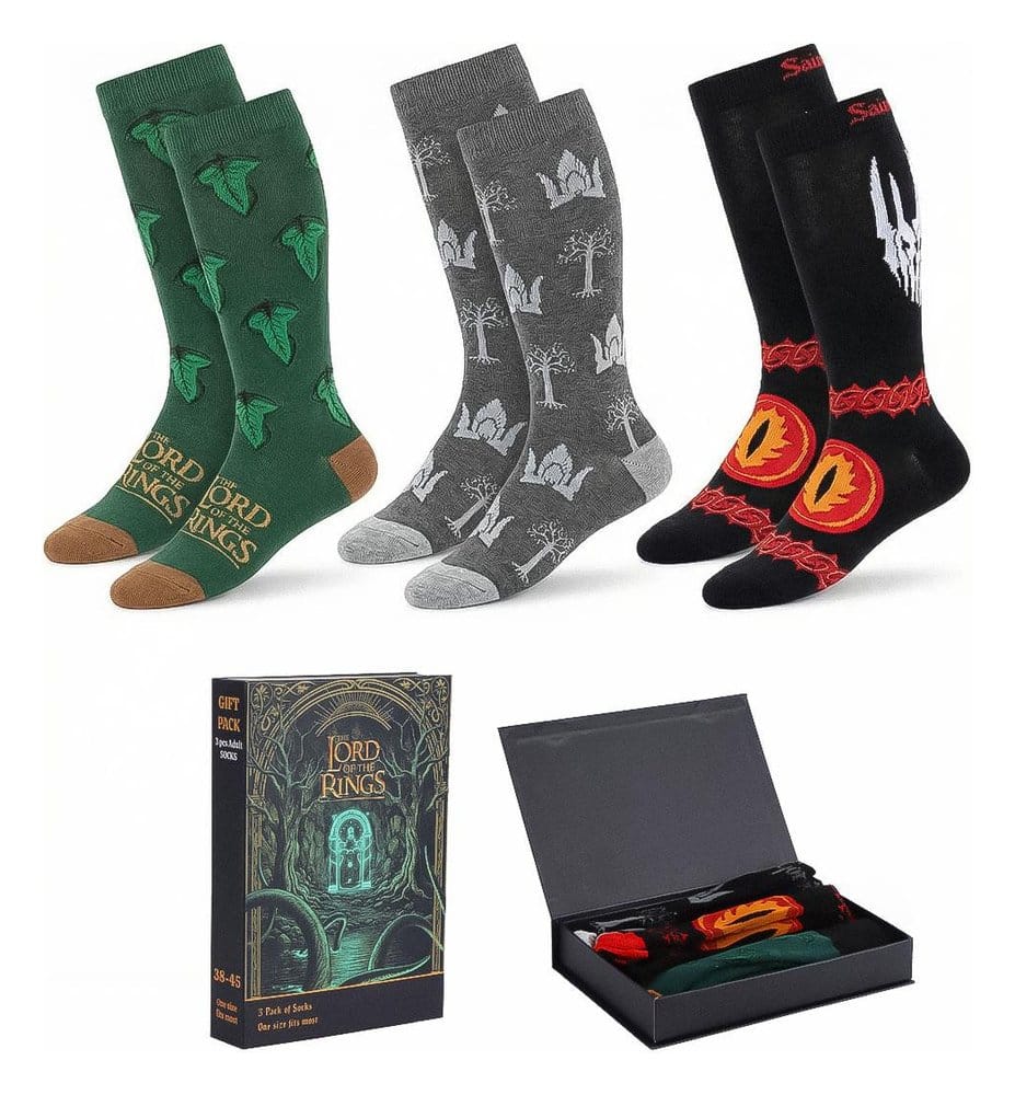 El Señor de los Anillos Calcetines Pack de 3 38-45
