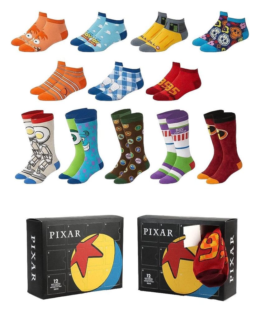 Disney Pixar Calcetines Pack de 12 38-45