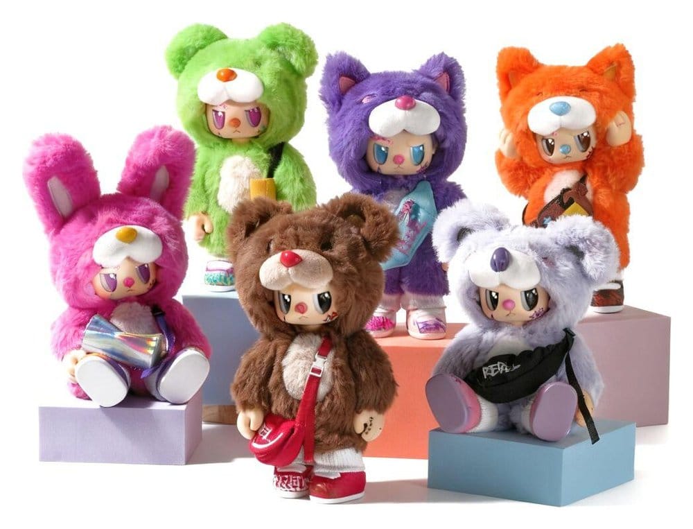 Rebel Bears figuras peluche Blind Box  Movable Series 18 cm Surtido (6)