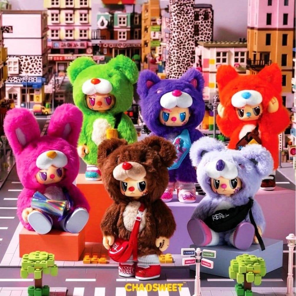 Rebel Bears figuras peluche Blind Box  Movable Series 18 cm Surtido (6)