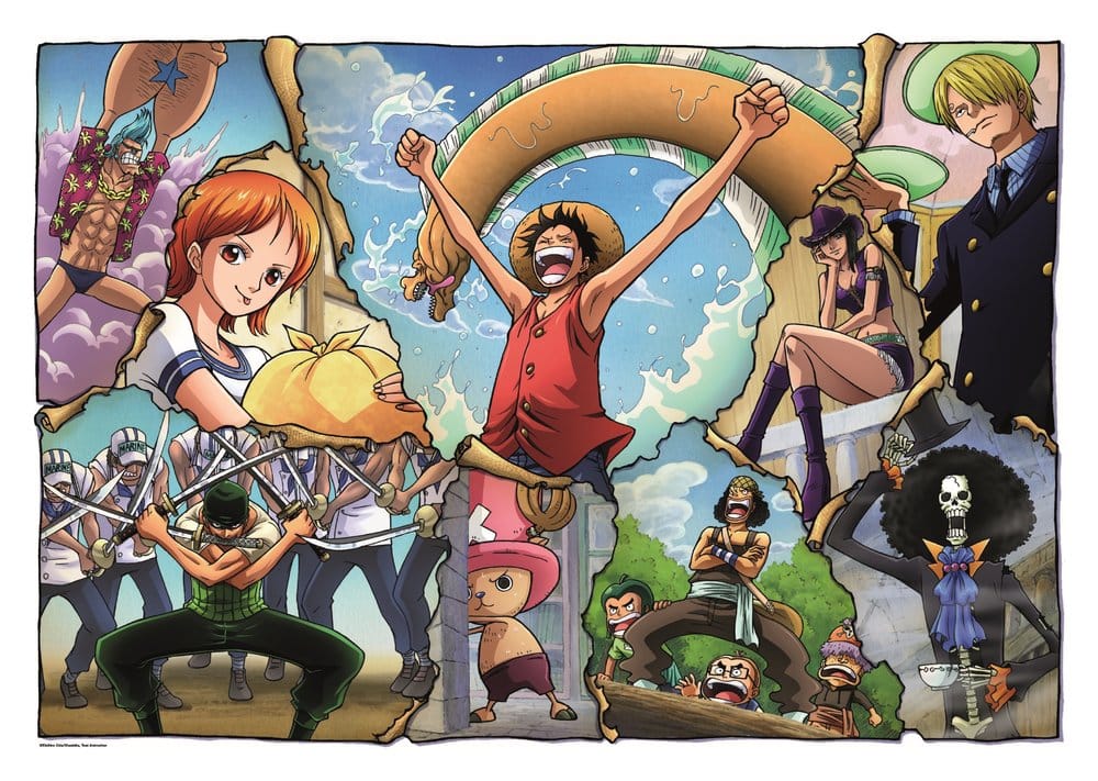 Puzzle Clementoni One Piece 500 piezas Tripulacion