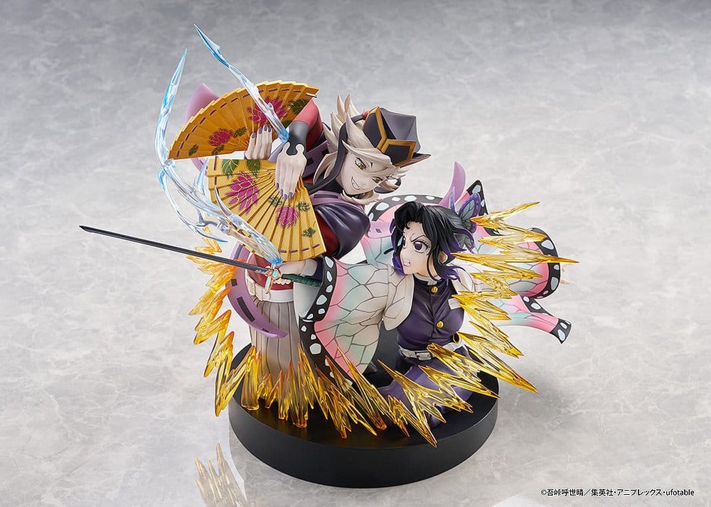 Demon Slayer: Kimetsu no Yaiba Pack de 2 Figuras PVC Shinobu Kocho & Doma 18 cm