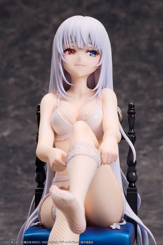 Date a Bullet Statue PVC 1/7 White Queen 17 cm
