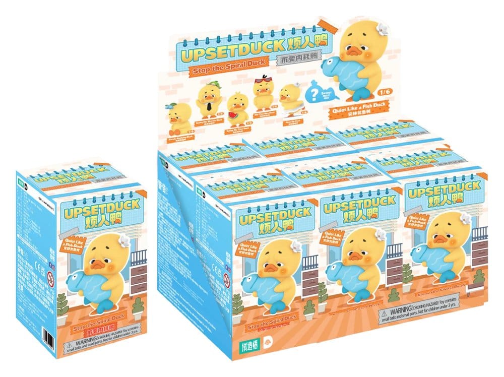 Upset Duck: Stop the Spiral Duck Blind Box Figura 10 cm Display (6)