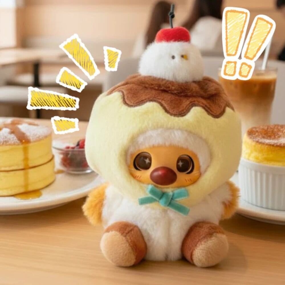 Jayshoo Llaveros de peluche One Bite no End 12 cm Blind Box Display (6)