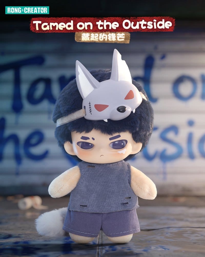 Neekyio Silent Beast Llaveros de peluche 15 cm Blind Box Display (6)