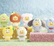 Mini Upset Duck Llaveros de peluche Wish List Duck 12 cm Blind Box Display (6)