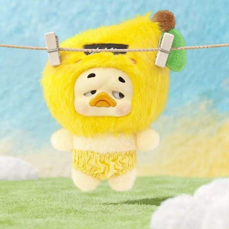 Mini Upset Duck Llaveros de peluche Wish List Duck 12 cm Blind Box Display (6)
