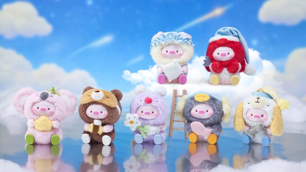 GeeGeePig: Pajamas Lullabies Blind Box Llavero 16 cm Display (6)