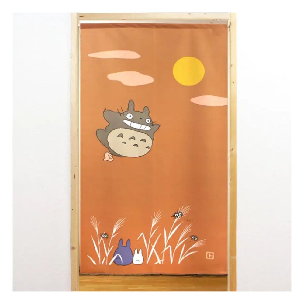 Mi vecino Totoro Cortinas Noren Together under the moon