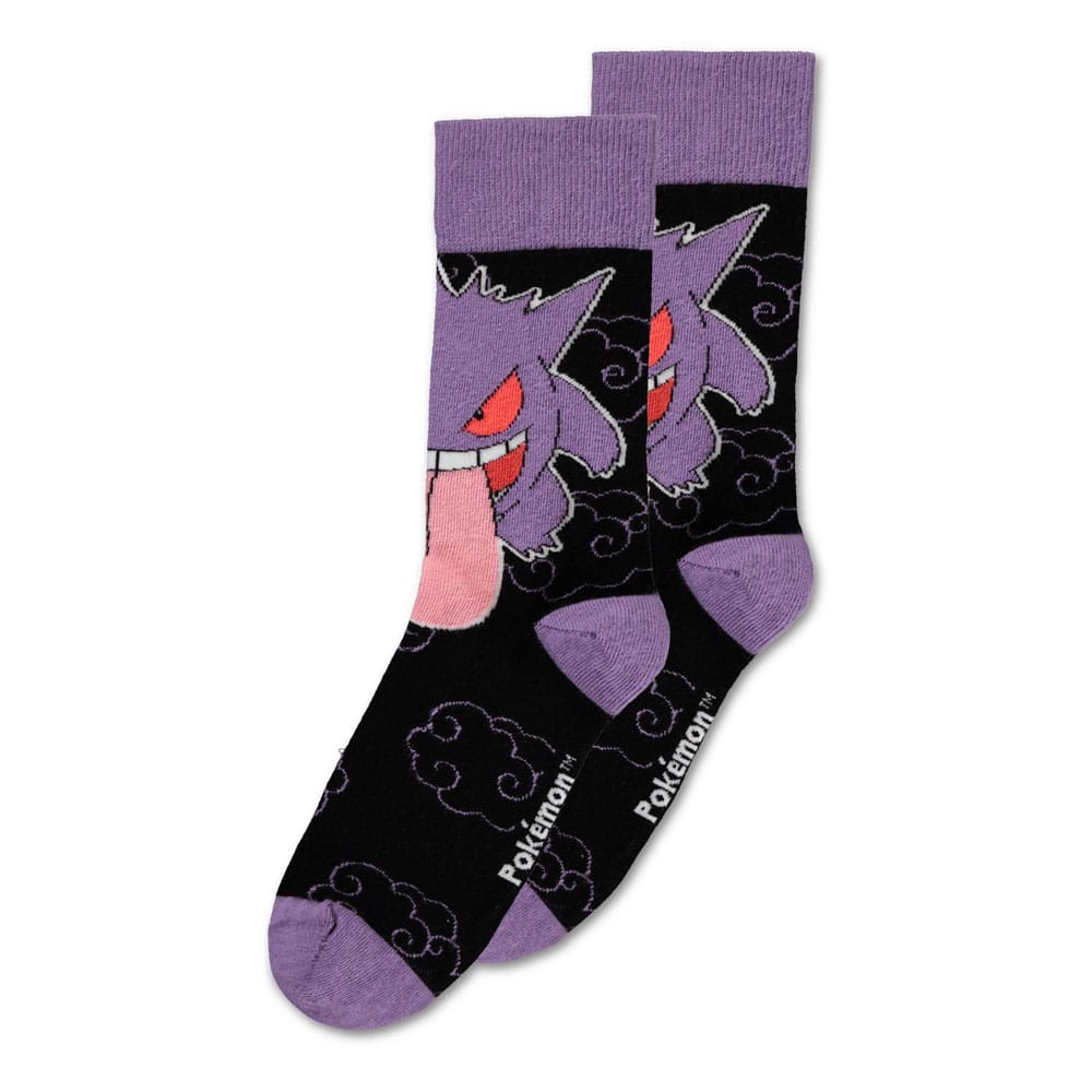 Pokémon Pack de 3 Pares de Calcetines Crew 43-46