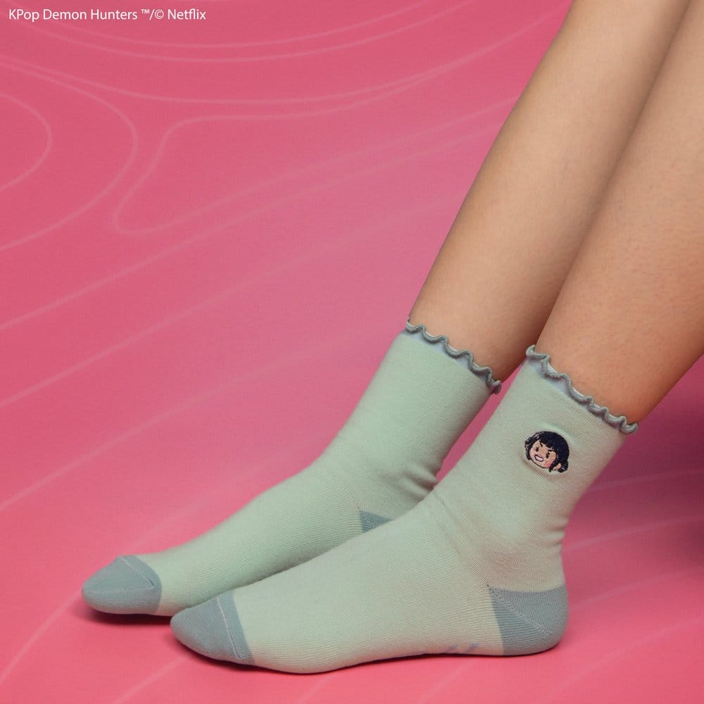 Las guerreras K-pop Juego de 3 Calcetines HUNTR/X
