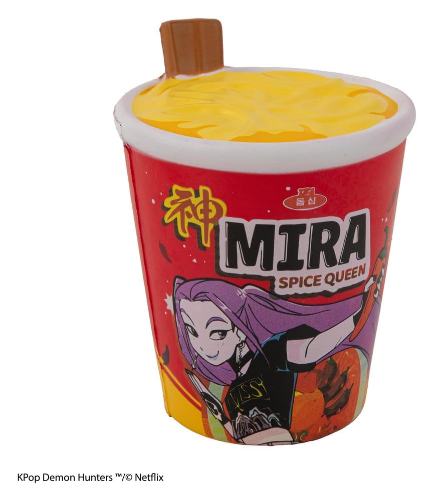 Las guerreras K-pop Figura Antiestrés Squishy Mira Spice Queen Noodles Frikytopia