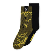 Pokémon Pack de 2 Pares de Calcetines Pikachu 39-42