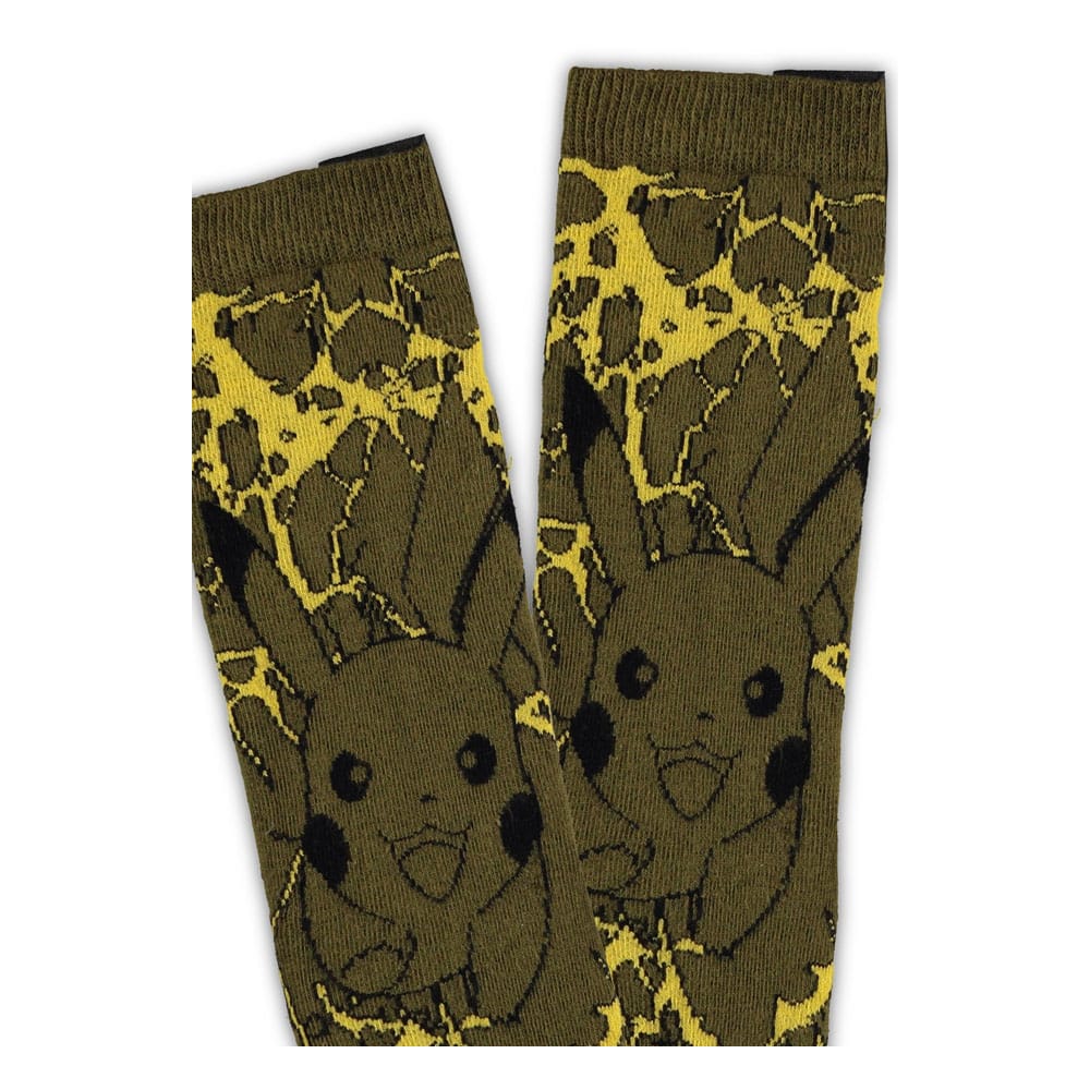 Pokémon Pack de 2 Pares de Calcetines Pikachu 39-42