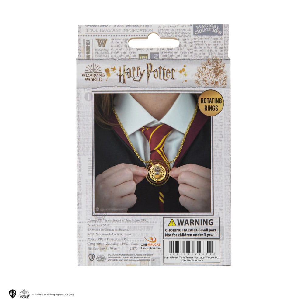 Harry Potter Collar con Colgante Giratiempo with Gift Box