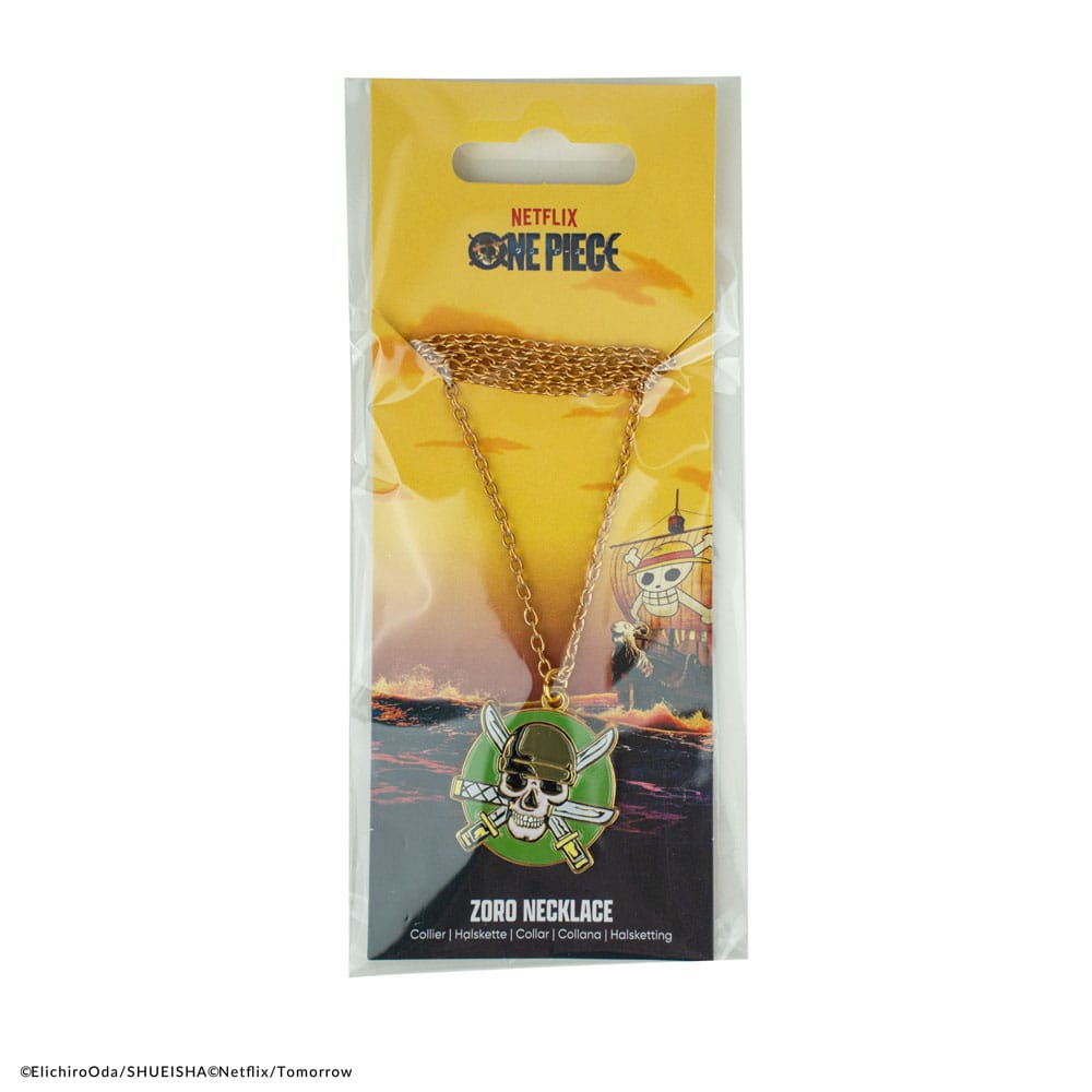 Collar cinereplicas one piece roronoa zoro logo