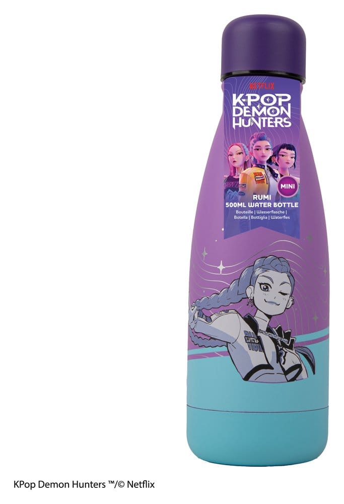 Mini botella cinereplicas kpop demon hunters rumi 500ml