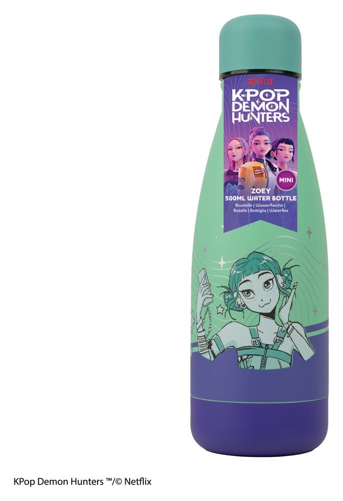 Mini botella cinereplicas kpop demon hunters zoey 500ml