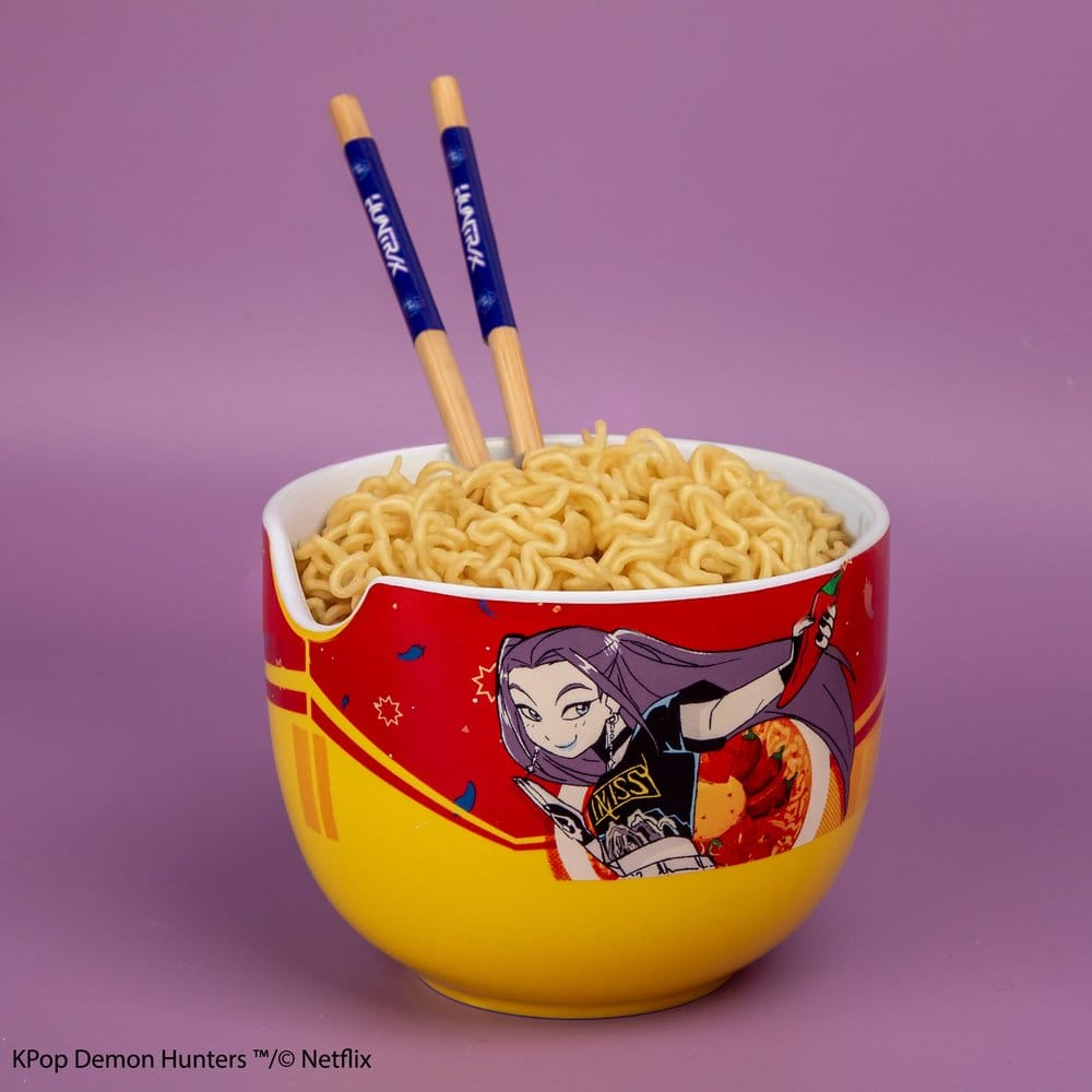Bol de ramen cinereplicas kpop demon hunters mira spicy queen