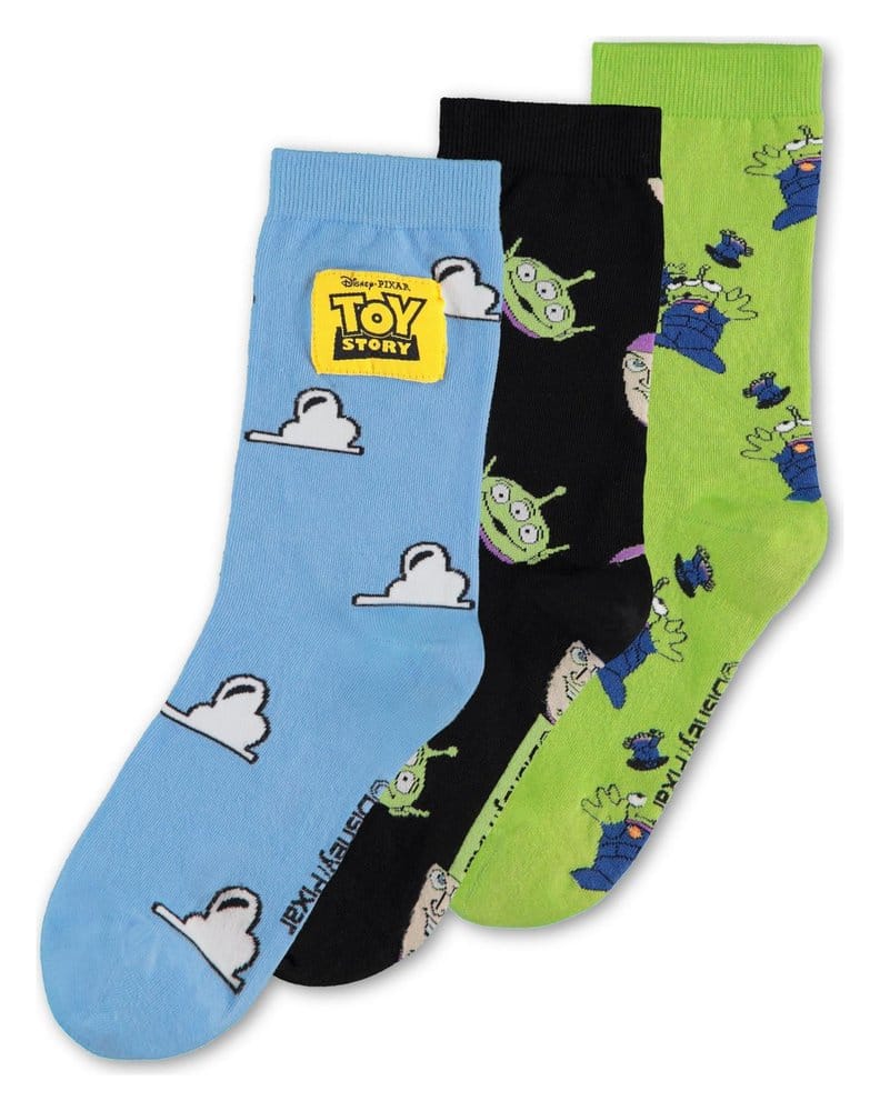 Toy Story 5 Pack de 3 Pares de Calcetines Crew 39-42