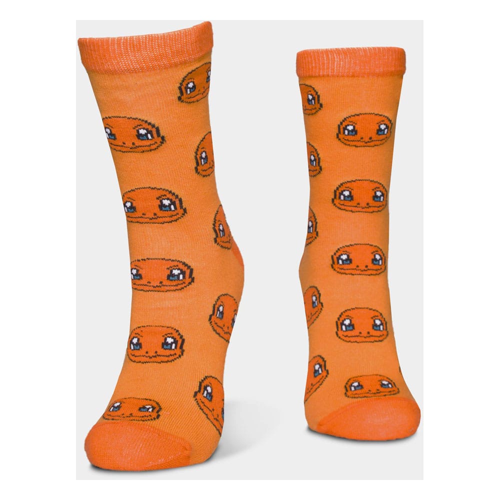 Pokémon Pack de 3 Pares de Calcetines Three Icons 35-38