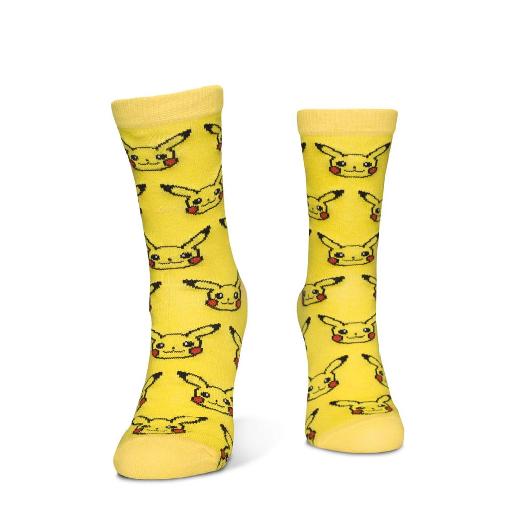 Pokémon Pack de 3 Pares de Calcetines Three Icons 35-38