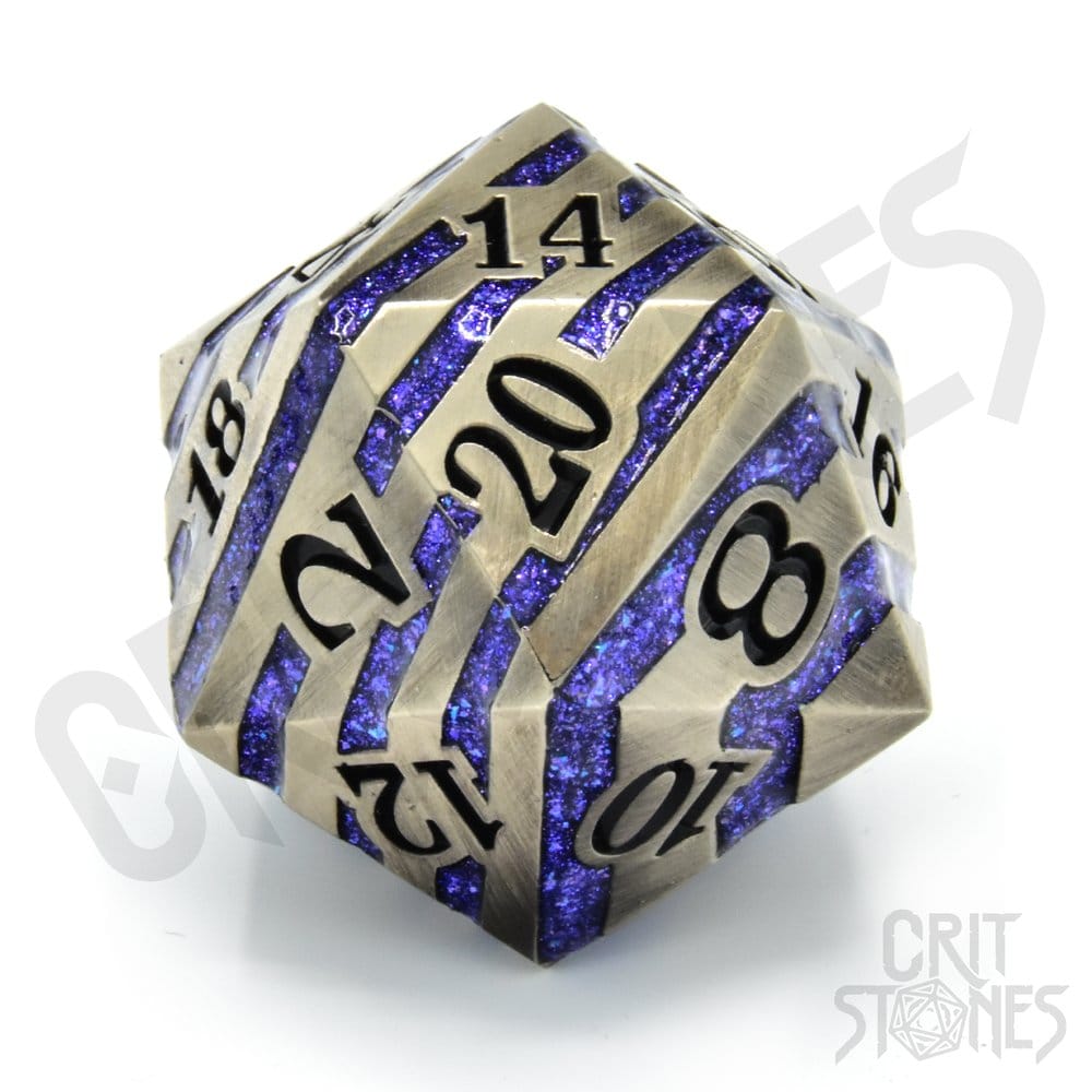 CritStones Metal dado D20 Engraved Elder 3 cm Frikytopia