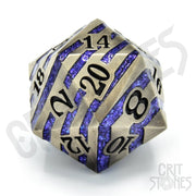 CritStones Metal dado D20 Engraved Elder 3 cm